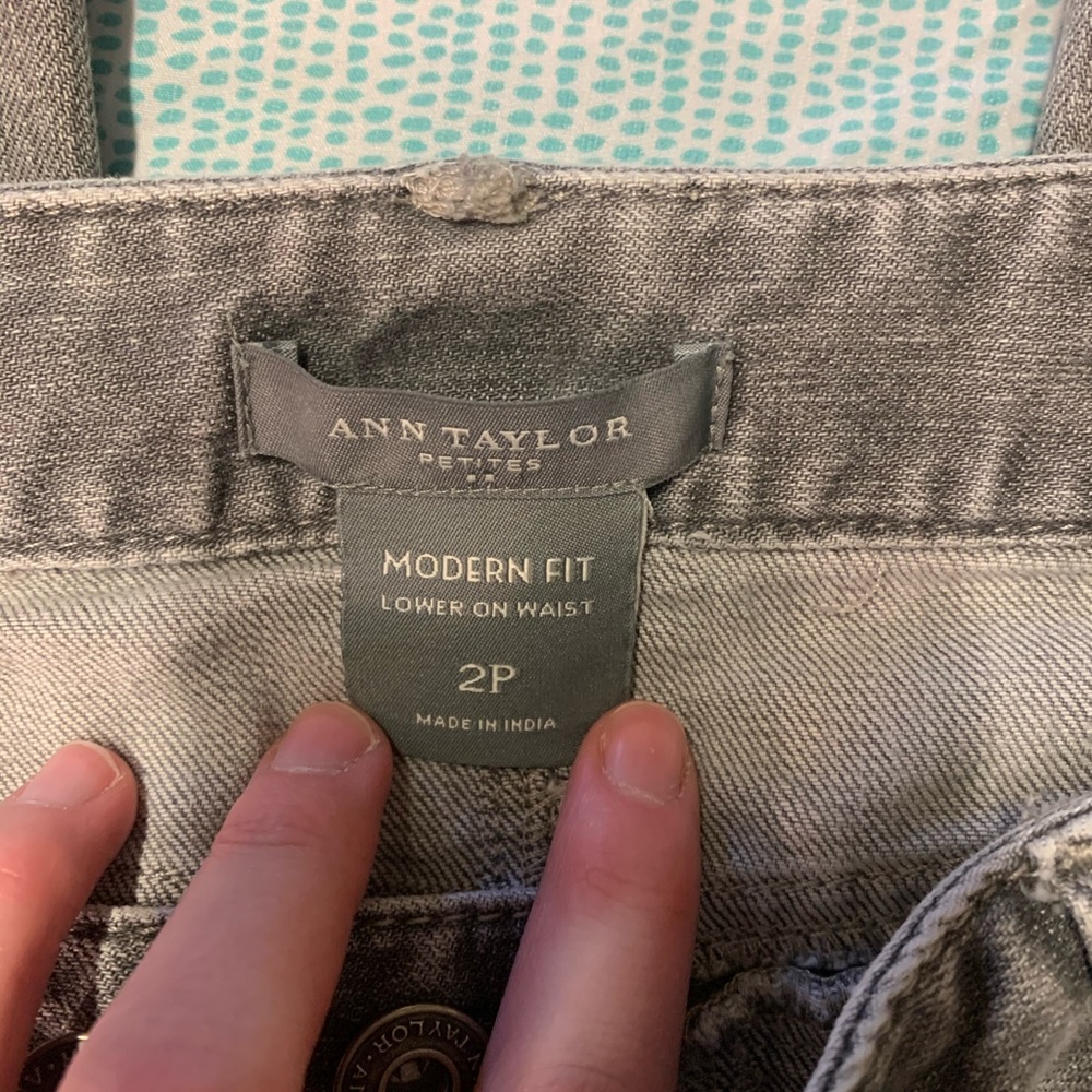 ANN TAYLOR | Grey Jeans size 2P